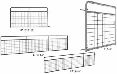 China Gate I Stay 8' (2400mm) - Mesh Farm Field gates livestock Brisbane Pick up for sale