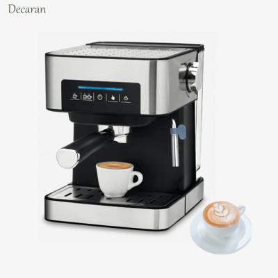 China Convenient Italian Home Use Semi-automatic Cappuccino Coffee Machine Espresso And Espresso Coffee MachineWith Milk Frother for sale