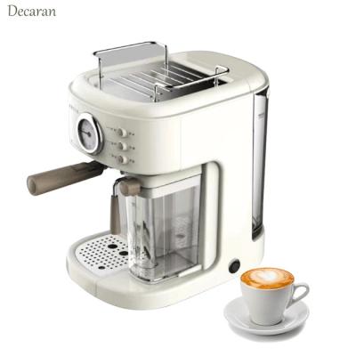 China Convenient Italian Coffee Espresso Maker Coffee Cappuccino Coffee Maker Full Automatic Espresso Machine with Milk Tank for sale