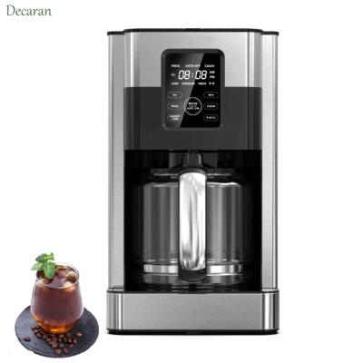 China Americano Drip Coffee Maker Machine Summer Style Quick Programming Hot Semi-automatic Cup Coffee Maker For Home Use for sale