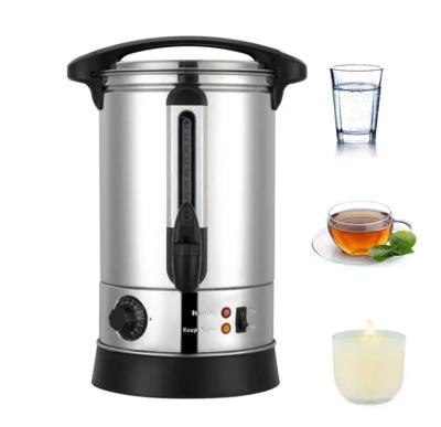 China 360 Degree Stainless Steel 12l 20l 30l Coffee Urn Coffee Maker Low Rotation Commercial Electric Hot Water Boiler For Home Use for sale