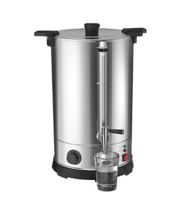 China 360 Degree Rotation Basic Commercial Supply Water Heater 50 Liter Coffee Urn Water Heater Coffee Milk Wine Stainless Steel Electric Hot Urn for sale