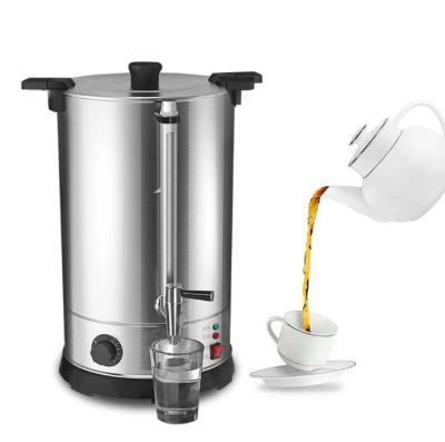 China 360 Hot Water Rotating Urn Coffee Urn 304Stainless Base 304Stainless Electric Hot Water Boiler Tea Urn For Commercial for sale