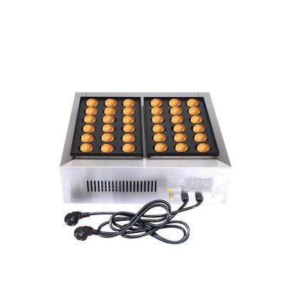 China Wholesale Industrial Car Double Dishes Gas Automatic Octopus Balls Machine Heating Element 56 Holes Takoyaki Maker Machine for sale