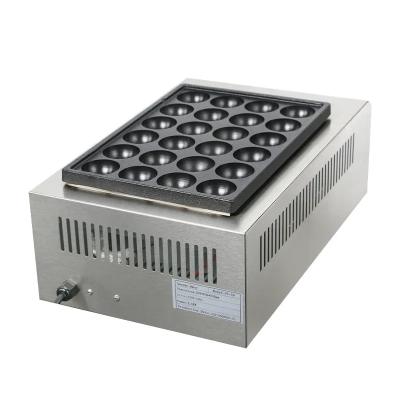 China Electric Cooking Car Table Top Double /Single Plates Japanese Takoyaki Machine Stainless Steel Takoyaki Machine for sale