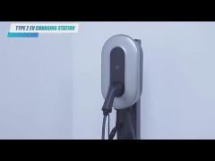 Wallbox 11.04 KW Type2 Portable EV Charger,Type 2 16A 3 Phase Wallbox Electric Car Charging Station