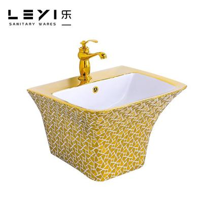 China New Modern Design Toilet Wall Hung Hand Wash Ceramic Sink Bathroom Sink for sale