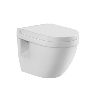 China New High Quality Modern Sanitary Ware Toilet Bowl Bathroom Ceramic Rimless Hidden WC Wall Hung Toilet for sale