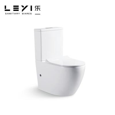 China Hot Flush Ceramic Toilet Bowl P-Trap Hot Flush Ceramic P-Trap Bathroom Vendor Bathroom Vendor Two-Piece Toilet for sale