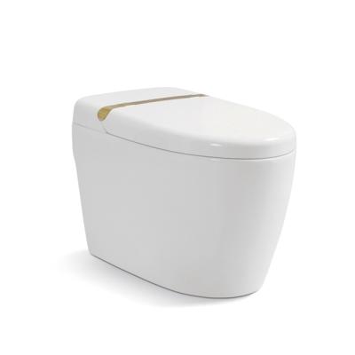 China High Quality Ceramic Bathroom One Piece Toilet Automatic Operation Siphonic Wc Smart Automatic Toilets for sale