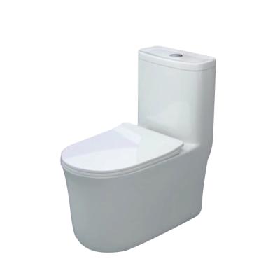 China Ceramic Double-Flow Low Price One Piece Toilet Bowl Wash Down Toilet For Sale for sale