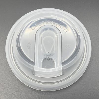 China Disposable Plastic CUPS PP Lid For Coffee Cup Lid Non Spill Clear Beverage Lid for sale