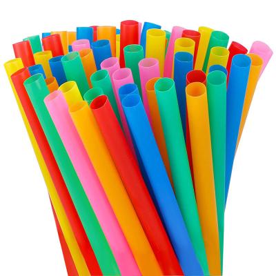 China Coastal PLA Drinking Straws Biodegradable Disposable Plastic Multicolor Straws For Party Restaurant for sale