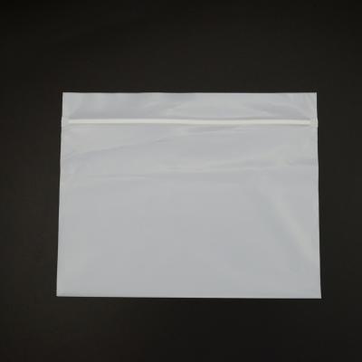 China Recyclable Fully Degradable Biodegradable Transparent Bone Plastic Zipper Bag With Bone Strip Reseal for sale