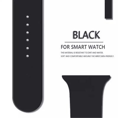 China T500 Stainless Steel Plastic Buckle Eco - Friendly Silicone Watch Band For Watch for sale