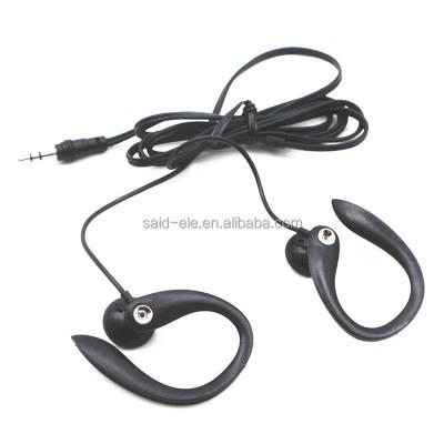 China In-ear sports earhook headphones clip on earphone earclip headsets for tourguide walkie-talkie for sale