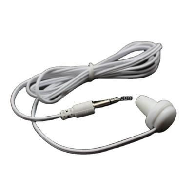 China In-Ear TV Hospital Patient Headphones Earbuds Available Low Cost Single Side Earbuds For Racing Driver for sale