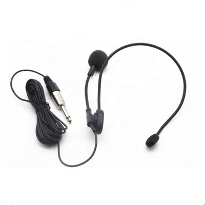 China Head Worn Microphone 6.35mm Dynamic Head Headset Microphone Gooseneck Microphone For Meeting Conference Conference for sale