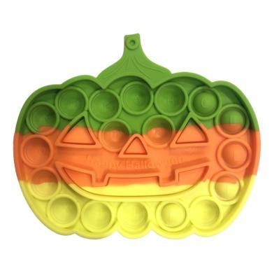 China Innovative Push Up Noise Pusher Bubble Squeeze Silicone Reliever Halloween Sensory Toy Relax and Keep Busy for Kids Adults for sale