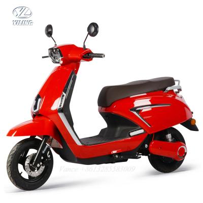 China Unisex Cheaper Electric Motorbike 1200W Adult Fast Electric Vespa With Disc Brake Moped Electric Scooter for sale