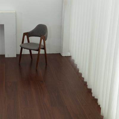 China European Soft Modern White Three-Layer Solid Color Solid Color Modern Design Three-Layer Plane Living Room Hotel Style Hardwood Walnut 3.0mm Wood Flooring for sale