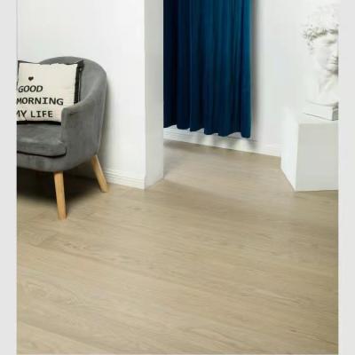 China Solid Color Modern European Soft White Three-Layer Modern Design Solid Color Plane Living Room Oak 3.0mm Wood Flooring for sale