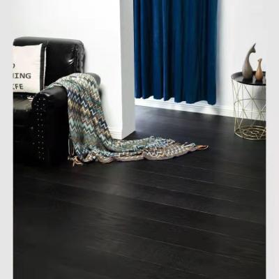 China Solid Color Modern European Soft White Three-Layer Modern Design Solid Color Plane Living Room Oak 3.0mm Wood Flooring for sale