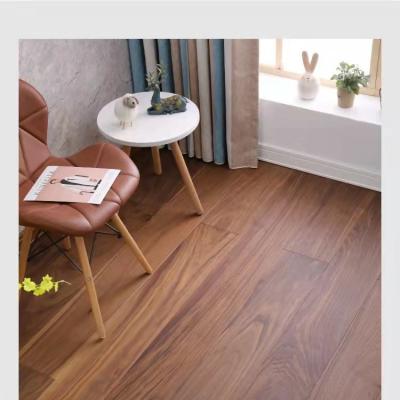 China European Soft Modern White Three-Layer Solid Color Solid Color Modern Design Three-Layer Plane Living Room Hotel Style Hardwood Walnut 3.0mm Wood Flooring for sale