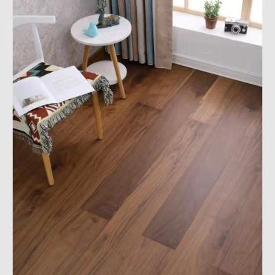 China European Soft Modern White Three-Layer Solid Color Solid Color Modern Design Three-Layer Plane Living Room Hotel Style Hardwood Walnut 3.0mm Wood Flooring for sale