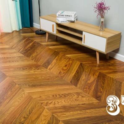 China Modern Soft White European Plane Style Living Room Oak Style Solid Color Design Modern Herringbone Parquet Flooring Herringbone Parquet Flooring for sale