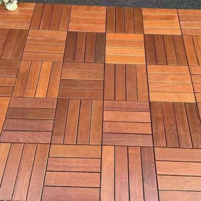 China 2022 3D hardwood wear-resistant non-slip pure log waterproof hot sale outdoor floor balcony deck hallway park balcony deck for sale