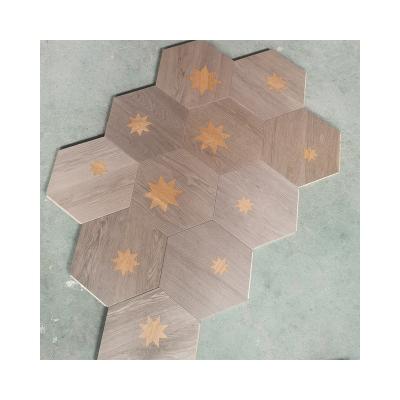 China Multilayer Solid Wood Flooring Factory Price Custom Shaped Solid Wood Flooring Irregular Shaped Wood Flooring for sale