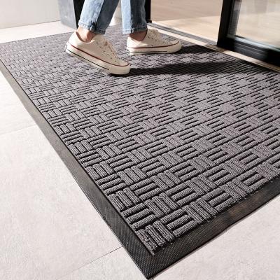 China Wholesale CLASSIC Resistant Slip Dirt Absorbent Trapper Non Rubber Front Door Mat For Outdoor And Indoor for sale