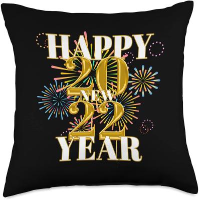 China Cheap Home Decor Customized Decorative New Year Pillow Covers For Christmas And New Year Decoration for sale