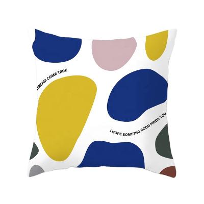 China Home Decor Customized Abstract Pillow Cover Tile Case Cushion Cover Collections For Home Decor for sale