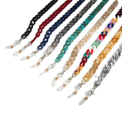 China Fashion Face Holder Acrylic Masking Lanyard Chain OMLYW11-2 for sale