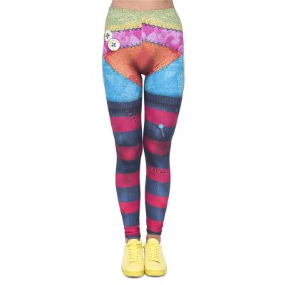 China Breathable OEM Butter Soft 92% Polyester 8% Spandex Milk Silk 3d Print Yoga Leggings For Women for sale