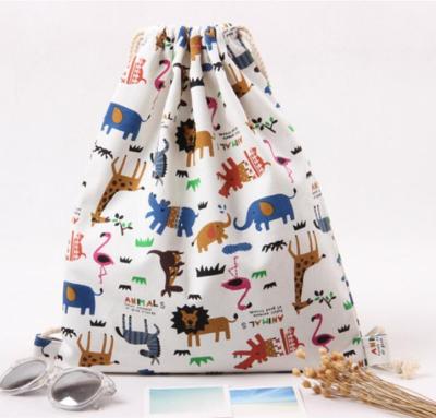 China High Quality Eco Friendly OEM Sublimation Cotton Drawstring Bag Eco Friendly Wholesale for sale