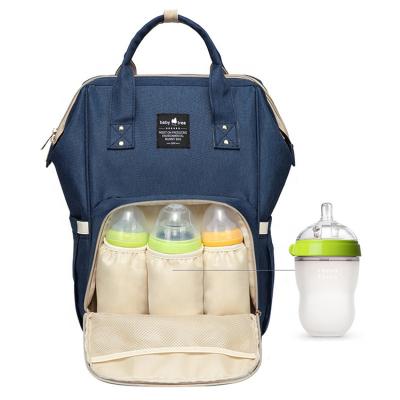 China 100% Eco-friendly Multifunctional Waterproof Baby Diaper Backpacks Large Capacity for sale