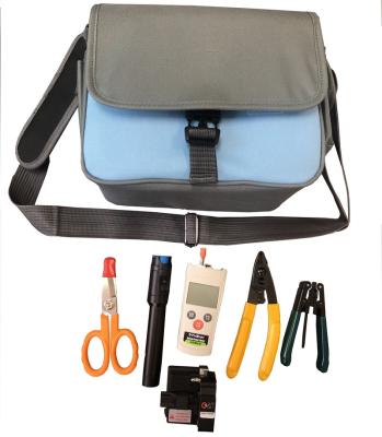 China FTTH FTTB FTTX Network FTTH , FTTX Fiber Optic Network Tool Kit with Fiber Cleaver and VFL for sale