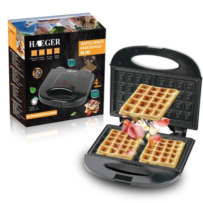 China HAEGER Car European Style Household Sandwich Maker Double Sided Heating Double Sided Toast Waffle Breakfast Maker for sale