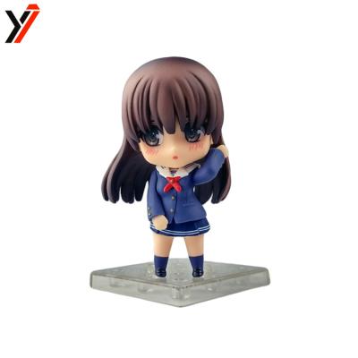 China Cute Colorful Anime Figures Toy High Quality Custom Design Toy Plastic Hard Plastic Toys Cartoon for sale