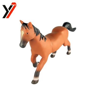 China Display Custom Design Cute Animal Toy Vinyl Figure Horse Toy Animals Figures For Sale for sale