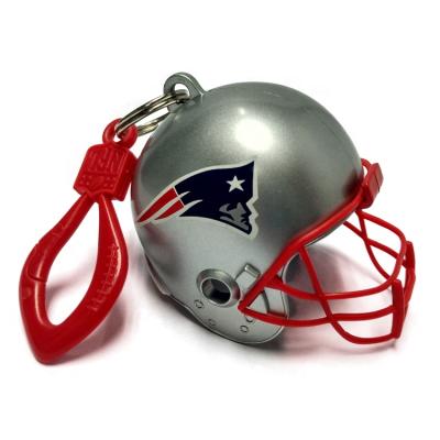 China Custom Plastic Display NFL Helmet Key Chain Toys Football Helmet Key Chain for sale