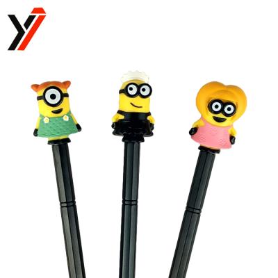 China Custom Europe OEM Plastic Supplier PVC Sedex Pen Topper 3D Pencil For Kids for sale