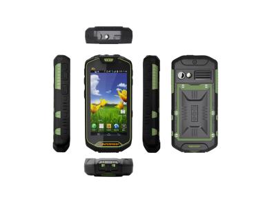 China 4.5 Duim IP67 Ruwe Waterdichte Dubbele Sim Smartphone met Walkie-talkie Te koop