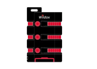 중국 5V 2.1A 빨간 방수 힘 은행 9000mAh 4 LED 지시자, 증명되는 IP67 판매용