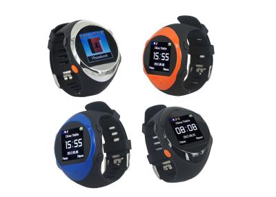 China PC Platform Smart GPS Tracking Watch SOS Orange For Outdoor Adventure Travel for sale