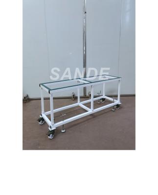 China Adjustable Assembly SANDE Work Table with Screw Axle MANUFACTURING SUPPORT Tools for Stone Processing for sale