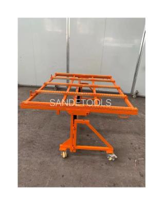 China Storage SANDE Marble Slab Transport Trolley Trolley Worktable for Granite Marble Stone Slabs and Glass for sale